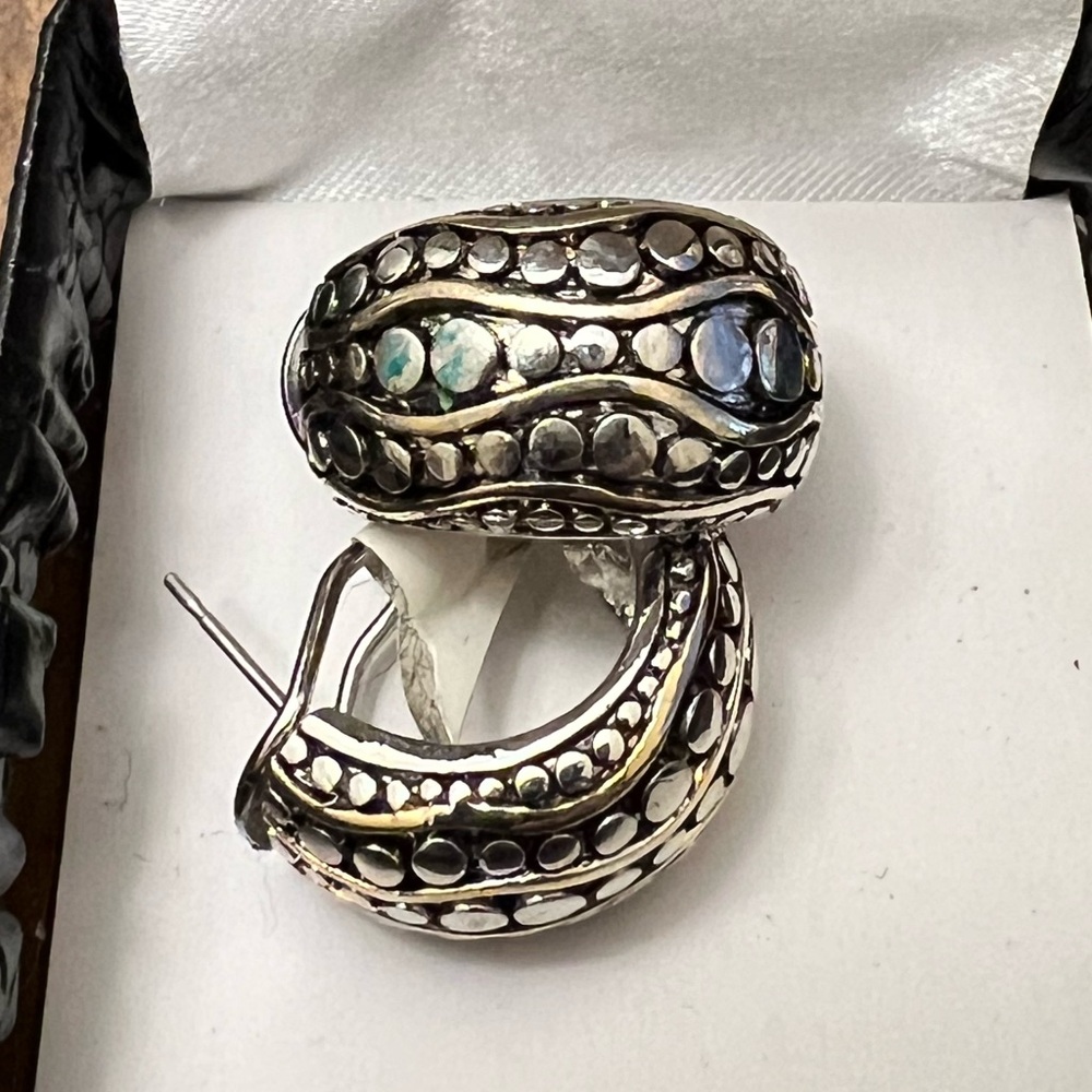 Costume Silver jewelry pierced earrings